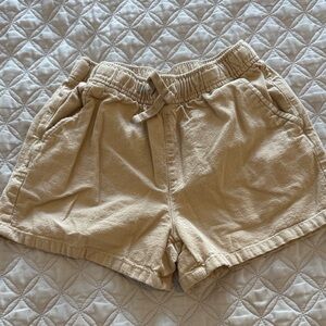 Cat & Jack Beige Elastic-Waist Shorts